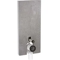 Geberit Monolith Stand-WC-Modul 131033JV5 Bauhöhe 114cm, Front betonoptik, aluminium