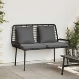 vidaXL Gartenbank 63 x 83 x 109 cm Schwarz