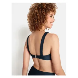 lscn by lascana Bikini-Top Damen Nachtblau 38 Cup C