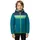 TROLLKIDS Eikefjord Jacke Dark Marine/Mystic Blue/Fresh Green/Arctic Blue 122