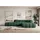 altdecor Ecksofa in L-Form Corner Sofa Bett Eckcouch Couch Wohnlandschaft Cauchsofa Olea-L2-309x190x70 cm Grün