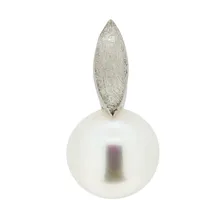 Orolino Anhänger 585/- Gold Süßwasserzuchtperle Weiß Charms & Kettenanhänger Damen