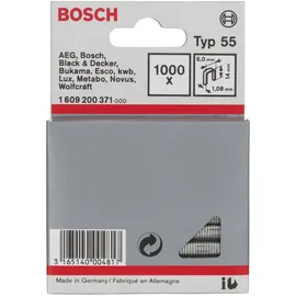 Bosch Schmalrückenklammer Typ 55 6 x 1,08 x 14 mm 1000 Stück