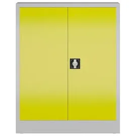 Classix Stahlschrank X-530316 zinkgelb, lichtgrau 80,0 x 38,0 x 100,0 cm, aufgebaut
