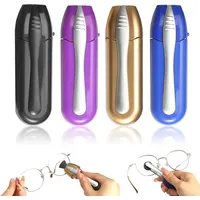 4 Stück Brillenreiniger Set Peeps Brillenreiniger Pinsel für Brillen und Sonnenbrillen