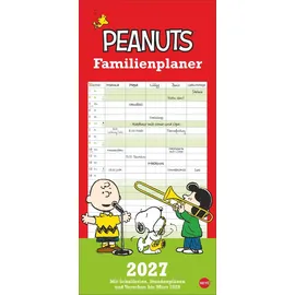 Heye Familienplaner 2027 Braun/Weiß