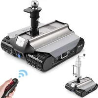 Vevor Elektrischer Trailer Mover, 4082 kg Anhängelast, ferngesteuerter Anhängerrangierer mit 100 m Funkreichweite, motorisiertes Wohnmobil-Trolley-Kit passend für RV, Wohnwagen, Boot, Anhängerheber