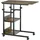 Homcom Beistelltisch Schwarz Metall 80 x 40 cm
