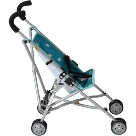 Bayer Chic 2000 - Puppenbuggy Roma, Mini-Buggy, Sternchen türkis