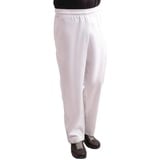 Whites Chefs Clothing A575T-M Unisex Kochhose Easyfit, Weiß, M