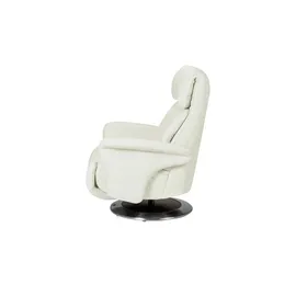 HIMOLLA Relaxsessel 7227 Leder 82 x 109 x 90 cm Creme mit Relax-Funktion