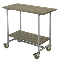 PLUS Urban Picknick Pflanz- / Grilltisch - 100 cm - Graubraun