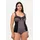 Ulla Popken Shaping-Body Hahnentrittmuster Schwarz 105C