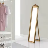 [en.casa] - Standspiegel Arezzo 160x40 Cm Gold