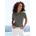 mit sommerlichem Ajour-Muster Damen Gr 32/34 grün graugrün Feinstrick Obermaterial 60 Baumwolle 40 Polyester figurumspielend Rundhals Shirts aus luftiger Baumwoll-Qualität Topseller