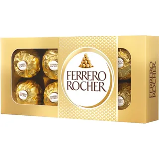 Ferrero Rocher Knusperwaffel mit cremiger Füllung und Haselnuss in Schokolade 100 G