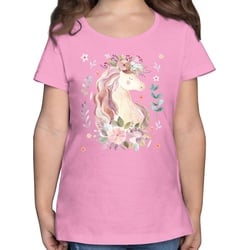 Shirtracer T-Shirt Einhorn Geschenk Einhorn rosa 116 (5/6 Jahre)