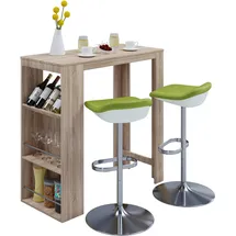 VCM Bartisch Oktola 110 x 50 x 110 cm Braun