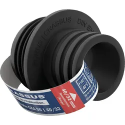Kombiadapter CKA (Ausführung: Kombiadapter CKA 150/125 x 110mm TPE Tmax: +140°C)