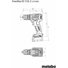 METABO PowerMaxx BS 12 BL Q ohne Akku 601039840