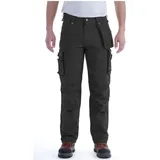 CARHARTT Washed Duck Cargohose Schwarz 40 32