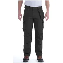 CARHARTT Washed Duck Cargohose Schwarz 40 32
