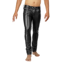 Lederhose Herren Lederhose Lederjeans Leder Röhre echt Leder Lederhosen Bockle® fitting you 42