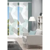 Vision S Schiebevorhang ¦ grün ¦ Synthetik ¦ Maße (cm): B: 60 H: 260