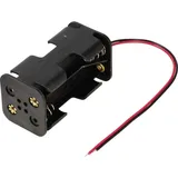 TRU Components TC-13220636 Batteriehalter 4x Mignon (AA) Kabel (L x B x H) 57 x 31 x 29.5 mm