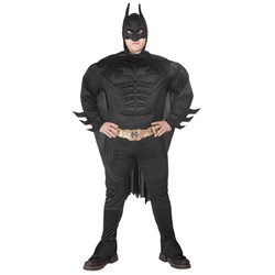 Rubie ́s Kostüm Batman Faschingskostüm The Dark Knight, Lizenziertes Batman Kostüm für Superhelden-Fans schwarz XXL