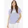 Zwillingsherz Kurzarmbluse Stripe & Stitch Blau L/XL