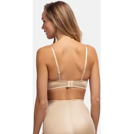 DORINA Bandeau-BH "Sublime Sculpt", Damen, Gr. 80, Cup D, beige, Obermaterial: 63% Polyamid, 23% Polyester, 14% Elasthan, unifarben, BHs Bandeau-BH, weicher Stoff, modernes Design, leicht gepolstert