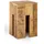 amagohome Blumensäule Blumen Hocker Beistelltisch quadratisch 28 x 45 x 28 cm Braun