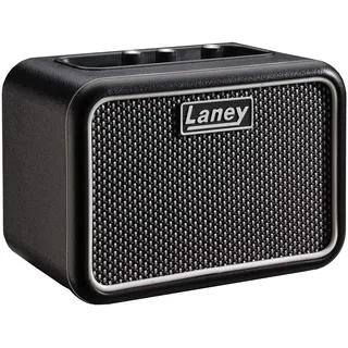 Laney MINI Series - Battery Powered Guitar Amplifier with Smartphone Interface - 3W - Supergroup Edition Schwarz