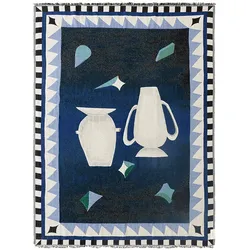 &Tradition - Momento Plaid JH46 Midnight Blue - 180 cm - 130 cm