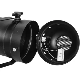 Eurolite PAR-64 Spot Long mit Stecker Schwarz