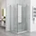 MIQU 100 x 75 cm Duschkabine Eckeinstieg Dusche Duschabtrennung ESG Glas