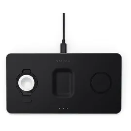 Satechi Trio Wireless Charging Pad Schwarz