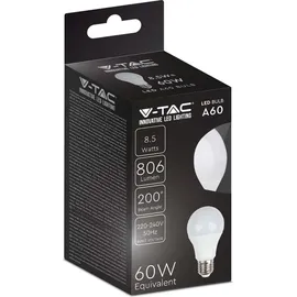 V-Tac LED-Lampe E27 8,5W 60W) 4000K neutral 806lm