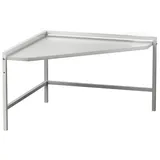 DanDiBo Ambiente Küchenregal Eckregal 72 x 72 cm Weiß