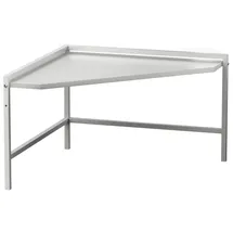 DanDiBo Ambiente Küchenregal Eckregal 72 x 72 cm Weiß