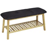 Wenko Ecori 90 x 45 x 33 cm schwarz / schwarz