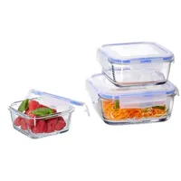 Ritzenhoff & Breker Frischhaltedose transparent 1 x 1 x 1 cm 1,15 l 3-teiliges Set