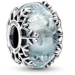 Pandora 792377C00 Silber Charm Winterblaue Schneeflocke