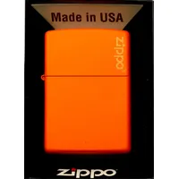 Zippo orange matte leichter