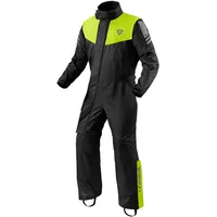 RevIt! Regenanzüge Unisex Schwarz/Neon-Gelb M
