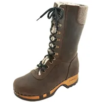 Woody Damen Rosanna Clog Stiefel, Caffe, 36 EU