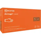 Mercator Medical Dermagel Coated Einweg-Untersuchungshandschuhe, unsteril, puderfrei, 100 Stück, Größe XL, 21859