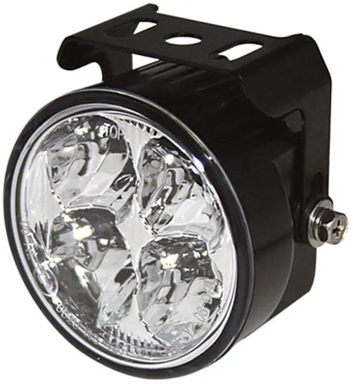 Highsider LED, feux de jour ronds - Noir