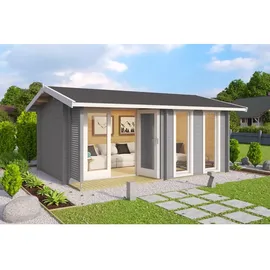 Lasita Maja Gartenhaus Hampshire 4 x 3 m Grau